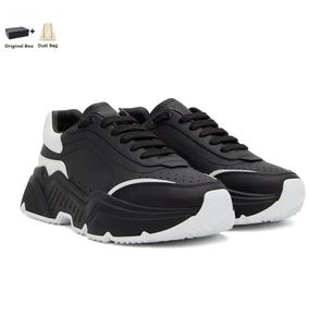 Italy Brand Men Daymaster Sneakers Shoes Mixed-material Ultra-light Nappa Calfskin Leather Party Dress Wedding Casual Walking Famous Brand Trainers EU38-46 With Box