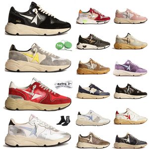 OG Original Running Casual Designer Sapatos Mulheres Homens Golden Gooseices Couro Genuíno Camurça Preto Branco Prata Glitter Sole Vermelho Plataforma Rosa Run Sneakers Treinadores