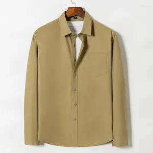 Männer Casual Hemden Frühling Arbeitskleidung Langarm Japanischen Stil Military Cargo Track Shirt Mode Männliche Taste Kleidung