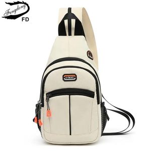 Bags Fengdong small crossbody bags for women messenger bags casual sling chest bag female mini travel bag sport backpack shoulder bag