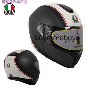 Tam Yüz Açık Agv Motosiklet Kaskı Hafif Karbon Fiber Erkek ve Kadınlar İçin Kask Anti Sis Motosiklet Kaskı Tüm Seasons Evrensel 0HU7