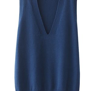 4xl Spring Women Sweater Vest Plus Size Pullover Fashion Casual Clothes Sleeveless V-Neck Covering Garn Sticking Curve Jumper 240117