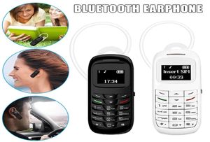 Unlocked super mini Fashion Bluetooth cell phones single sim card GSM magic voice bluetooth earphone Headset BT dialer Mobile phon8080198