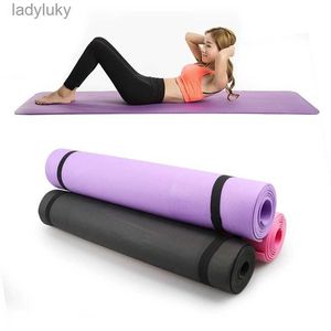 Yogamattor 173x61ECO Vänlig tjocklek Non-Slip Yoga Mat Sport Gym Soft Pilates Mat Foldbar för kroppsbyggande fitnessövningar Utrustning L240118