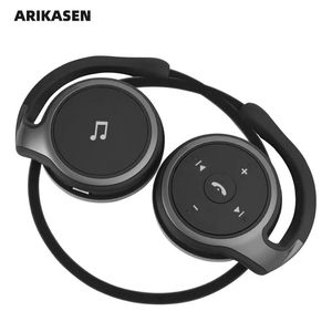 Fones de ouvido arikasen a6 bluetooth fone de ouvido na orelha confortável sem fio microfone graves profundos som estéreo 3d bluetooth 5.0 fone de ouvido