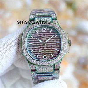 Designer zegarki 324 Luxe 7118 Automatyczne ruch mechaniczny Sapphire Crystal Glass Stal Case Diamond Watch Women Eicg