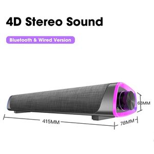 Hoparlörler Bilgisayar Dizüstü Bilgisayar Bluetooth SoundBar Kablolu Hoparlörler Hoparlörler Hoparlörler Hoparlörler Stereo Home Sound Sound Bar Caixa SOM USB Powered Subwofer