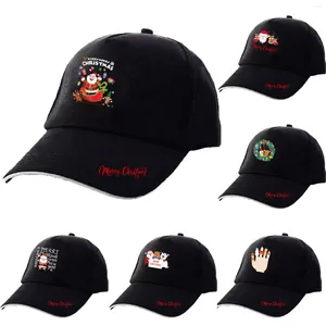 Ball Caps Men and Women Baseball Cap Trend moda kreskówka Śliczna Boże Narodzenie Wygodna