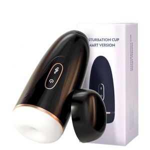 Sex toy Massager Automatic Male Masturbator Cup App Remote Deep Throat Vibration Blowjob Real Vagina Penis Oral Sex Machine Toys