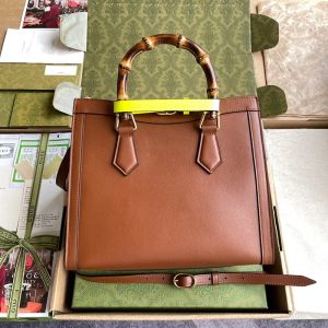 9A+ högkvalitativ Diana Bag Women Purse Designer Original Tygväskor Handgjorda lyxdesigner Handväskor Klassiska Fashion Leather Wallet Sac de Luxe Femme Imitation