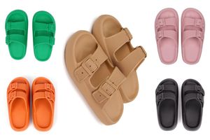 Summer Sliding tofflor Slider Paris tofflor Kvinnor Blue Pink Beach Shoes Men's Women's Beach Clogs Home Black