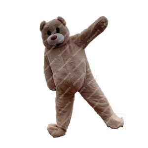 Brown Teddy Bear Mascot Costumes Cartoon Character Outfit Suit Carnival Adults Size Halloween Christmas Party Carnival Dress Suits