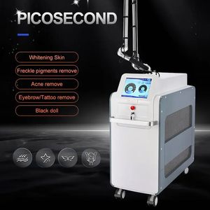 High Efficiency Nd Yag Picolaser Skin Tendering Pigment Remove Picosecond All Colors Tattoo Washing Eyebrow Eyeline Remove Birthmark Treatment Machine