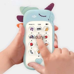 Transformationsspielzeug Roboter Baby Telefon Spielzeug Musik Sound Telefon Schlafspielzeug mit Beißring Simulation Telefon Kinder Kleinkind Frühpädagogisches Spielzeug Kinder Geschenkevaiduryb