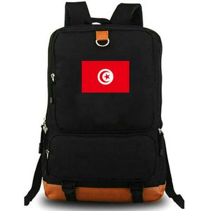 Tunísia mochila tun país bandeira daypack tunisienne saco de escola bandeira nacional impressão mochila lazer mochila portátil pacote dia