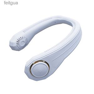 Ventilatori elettrici Dispositivo di raffreddamento dell'aria Ventilatore appeso al collo USB Ventilatore portatile per condizionatore d'aria raffreddato ad acqua per casa da ufficio YQ240118