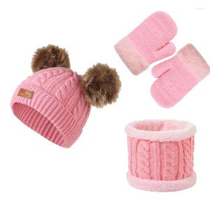 Blankets Childrens Hats And Gloves Cold Windproof Boys Winter Hat Soft Breathable Weather Sets For Birthday Year's Day Blanket