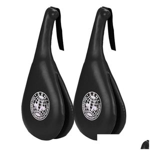 Sports Gloves Taekwondo Kick Pad Target Karate Boxing Kids Training Practise Leather Hitting Safety Fitness Equipment 230615 Drop Del Dhfej