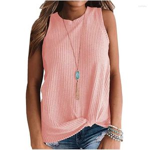 Regatas femininas verão bainha torcida moda casual sexy em torno do pescoço sem mangas camiseta elegante regata irregular barril reto