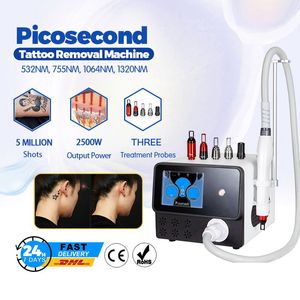 5 sondas pico dispositivo laser melasma remoção de tatuagem tonificação da pele pico segundo nd yag equipamento lazer