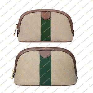 Borsa da donna di design casual di lusso Ophidia Borsa per cosmetici Borsa da toilette Pochette TOTE TOP Borsa a mano a specchio di qualità 625551 625550 Borsa a tracolla 2 dimensioni