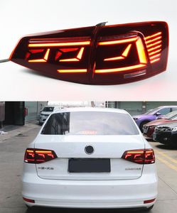 VW Jetta MK7 LED Taillight 2015-2018のカーリアドライビングブレーキリバースターンシグナルテールライト自動車アクセサリー