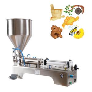 Vertical Portable Small Pneumatic Paste Filling Machine Small Dose Quantitative Paste Liquid Dual-purpose Filling Machine