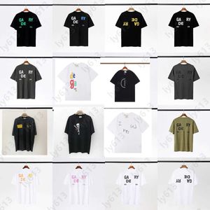 Galeria Departamento Camisetas para Mens Designer Camiseta Verão Algodão Tops Clássico Gráfico Tee Moda Casual Manga Curta Redondo Pescoço Camiseta Homens Roupas