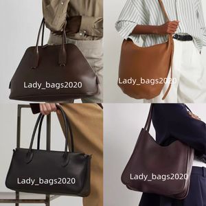 The Row Devon Top Handle Bag Everyday Grain Totes Large Sofia Half Moon Handbag Real Leather Purse Luxury Women Designer Bags Flat Shoulder Strap Clutch Shipping Bag