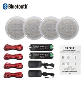 Hoparlörler 4 inç 160W deniz su geçirmez bluetooth hoparlörler ATV UTV Spa Golf Motosiklet Tekne Spa UV geçirmez Açık Kapalı Müzik Hoparlör