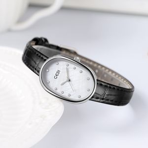 Women's light luxury high appearance level fritillary pan vintage bamboo belt quartz waterproof watch