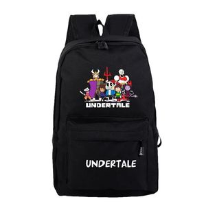 Torby Undertale Sans Skull Backpack Nowy projektant Camouflage School Bookbags Laptop Mochila Feminina Boys Dziewczęce Dziewczęta