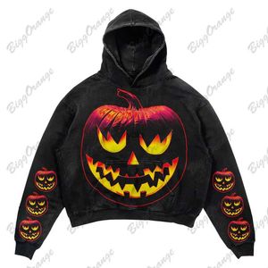 Men's Hoodies Sweatshirts Gothic Multi Element Dark Style Sweater New High Street High Quality Hoodie Y2K Sweater Men's and Women's Top sweatshirtsyolq