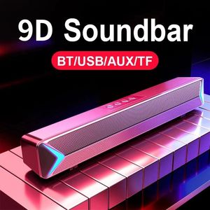 Högtalare 2022 HIFI Bluetooth Computer Soundbar Home Theatre PC Högtalar Sound Bar Homeater System Desktop Speakers Caixa de Som