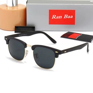 Moda óculos de sol masculino clássico marca retro feminino ray óculos de sol designer piloto óculos de proteção uv