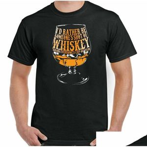 Herren T-Shirts Herren T-Shirts Wein T-Shirt Whisky Alkohol Humor S Of Funny Party Bbq Malt Glass Bequeme Kurzarm Casual Tops L Dhwtv