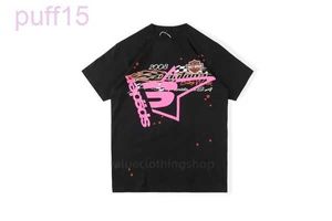 Maglietta da uomo Pink Young Thug Sp5der 555555 Mans Donna Stampa schiumosa di qualità Spider Web Pattern Maglietta Moda Top Tees OH7G