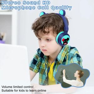 Kulaklıklar Kablolu Kulaklık Kulak Oyunları Üzerinde Şirin Ayılar Kablolu Kulaklıklı Kulaklıklar Surround Ses Stereo Kulaklık Mikrofonlu Kız Hediyesi Game PC Dizüstü Bilgisayar Hediyesi