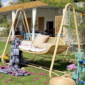 Kamp Mobilya Kapalı Asılı Sandalye Kamp Çift Bahçe Açık Hammoc Swing Sillas Para Jardin Dekorasyon