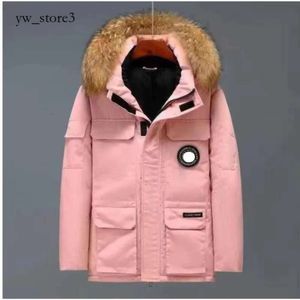 Designer Uomo Donna Piumino d'oca canadese Piumino con cappuccio Piumino invernale spesso caldo Cappotti antivento Ricamo Lettera Streetwear Donna Piumino d'oca canadese 5811