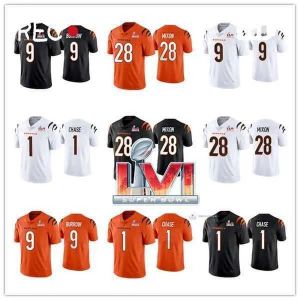 Untouchable Jersey Cincinnati''bengals''men WOMEN YOUTH Chase Tee Higgins Joe Mixon Joe Burrow Limited Super Football Bowl I''