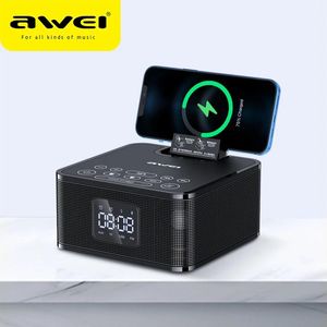 Alto -falantes AWEI Y332 Alto -falante Bluetooth multifuncional com telefone fm telefonia sem fio 8000mAh DC 5V Caixa de som de carregamento
