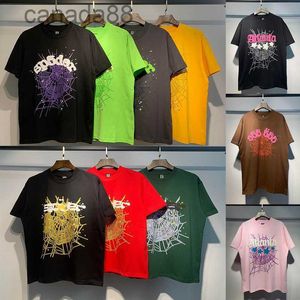 Camisetas Spider Womens Mens Camisetas Designers Letter Frame Impresso Moda Mulheres Sp5der T-shirt Algodão Casual Tees Manga Curta UEU5 UEU5 1D5T