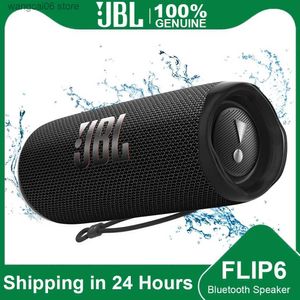 Tragbare Lautsprecher Flip6 Tragbarer Bluetooth-Lautsprecher Flip 6 Wasserdichte kabellose BT-Lautsprecher Deep Bass Stereo-Musik Outdoor-Reise-Party-Lautsprecher T240118