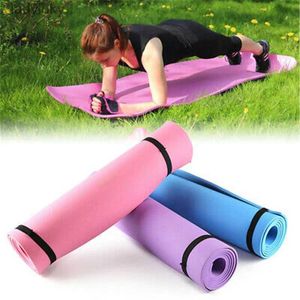 Yoga paspasları 6mm kalınlığında eva yoga paspaslar Anti-Slip Sport Camping Fitness Mat Battaniyesi Egzersiz Yoga Pilates Jimnastik Matl240118