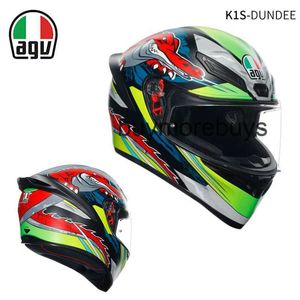 Capacete completo para motocicleta Agv, ano aberto, Ks, capacete completo, quatro estações, antiembaçante, motocicletas masculinas e femininas, novo HY4Q