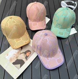 Роскошные дизайнерские бейсболки casquette Jumbo G Шляпы и кепки для мужчин и женщин gorras Manempty Вышивка Шляпы от солнца Мода Досуг Дизайн Встроенная шляпа Зеленый Розовый