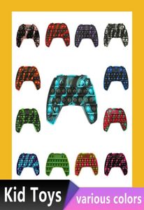 60PS Pad GamePads Toy Party Push Bubble Controller S Cube Hand Shank Game Controllers Joystick Finger Anxiety Toys8148907