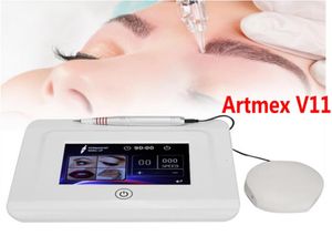 Professional Permanent Makeup Tattoo Machine Artmex V11 Eye Brow Lips Microblading Derma Pen Microneedle Cartridge Skin Care MTS P6668218