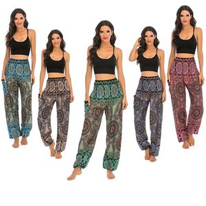 Capris Thailand Rayon Wide Leg Boho Harem Pants for Women Beachwear Pants Drop Shipping USPS